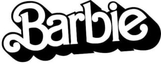 Sticker Autocollant barbie enfant hero  HE0910