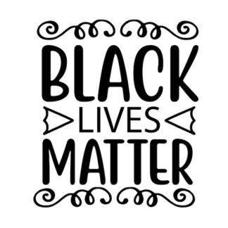 Sticker Autocollant black_lives_matter citation  CI011