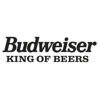 Sticker Autocollant budweiser boisson brand  BR0912