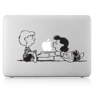 Sticker Autocollant snoopy macbook  MB1206