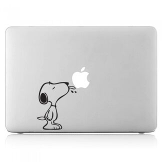 Sticker Autocollant snoopy macbook  MB1248