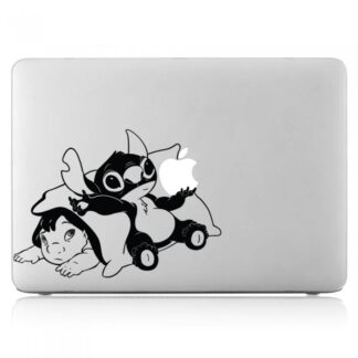 Sticker Autocollant baby lilo and stitch  macbook  MB0936