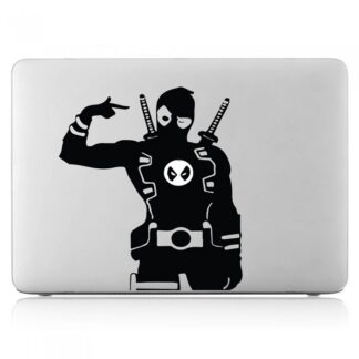 Sticker Autocollant deadpool  macbook  MB1022
