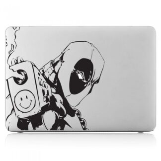 Sticker Autocollant deadpool  macbook  MB1023