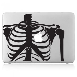 Sticker Autocollant squelette macbook  MB1240