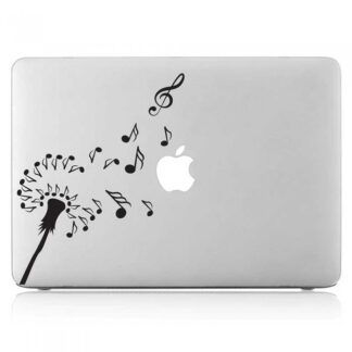 Sticker Autocollant notes de musique macbook  MB1019