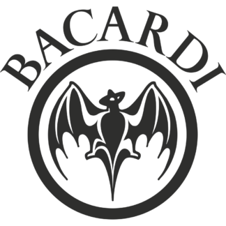 Sticker Autocollant bacardi boisson brand  BR0906