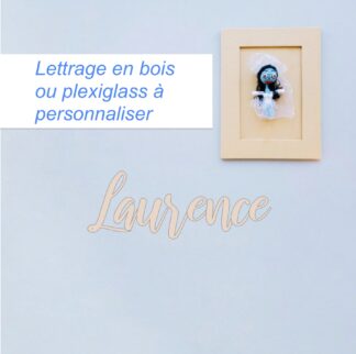 lettrage bois ou plexi