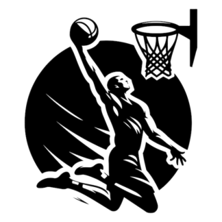 Sticker Autocollant joueur basketball SPORT  SPR23