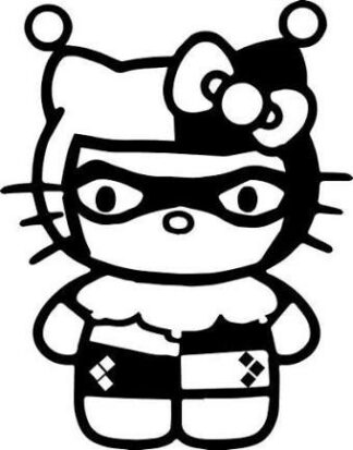 Sticker Autocollant hello-kitty manga  MG0420