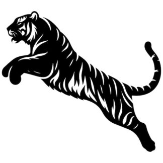 Sticker Autocollant tigre animaux  ANI1035