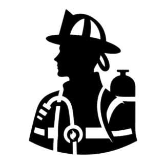 Sticker Autocollant pompier metier metier  ME1647