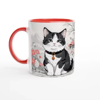 Mug en céramique 325 ml (11 oz) chaton japonais