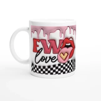 Mug en Céramique 325 ml – Design Coloré pour Café et Chocolat Chaud