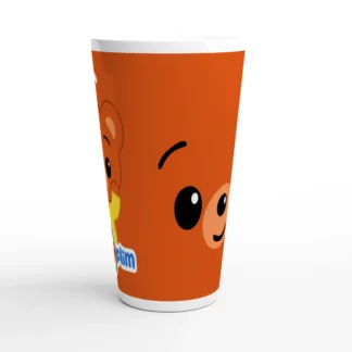 Mug à café Latte en céramique blanche 483 ml (17 oz) plim plim