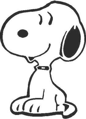 sticker autocollant snoopy 2 EBKKI