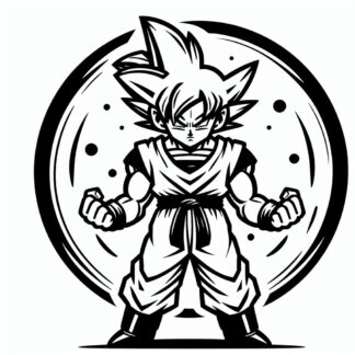 sticker autocollant manga dragon-ball 4 VYRQ9