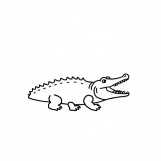 sticker autocollant crocodile animaux 1 4QSEU