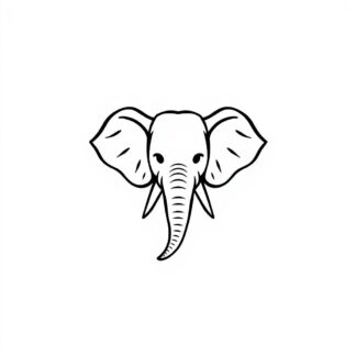 sticker autocollant Éléphant animaux 1 8YMQI