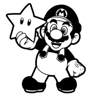 sticker autocollant Mario bross 9 HL9MX