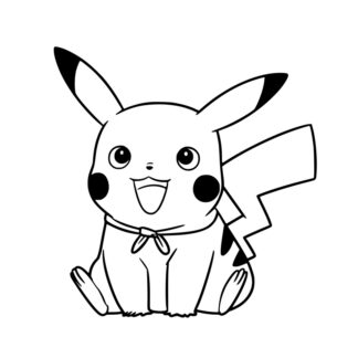 sticker autocollant Pikachu pokemon manga 2 2Z3KE