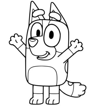 sticker autocollant Bluey héro 1 RC8PI