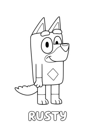 sticker autocollant Bluey héro 5 KG0CL