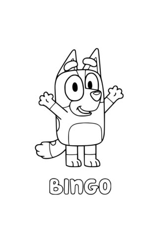 sticker autocollant Bluey héro 4 1P1MU