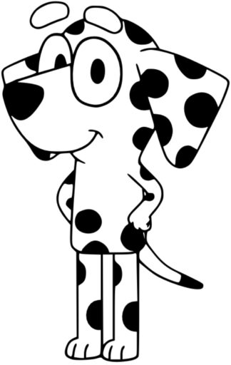 sticker autocollant Bluey héro 2 GSCEI