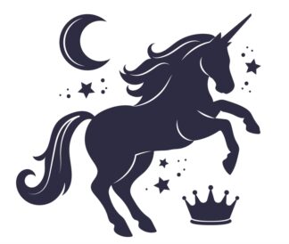 sticker autocollant équidé licorne cheval animaux 2 UWPPT