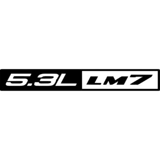 sticker autocollant Chevrolet 7 NBW4W