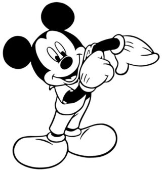 sticker autocollant Disney mickey 7 UZPSY