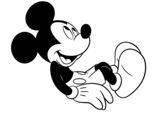 sticker autocollant Disney mickey 10 TECUZ