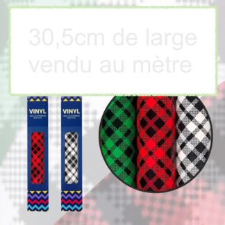 Rouleau vinyle couleur tartan écossais  et autres plotter