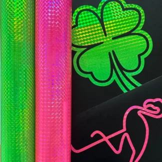 Rouleau vinyle couleur holographique neon  et autres plotter