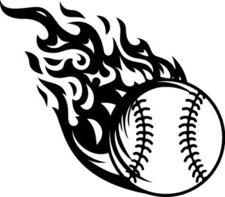 sticker autocollant sport baseball 6 4QMII