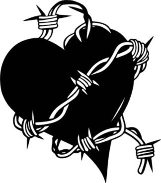 sticker autocollant Coeur love 2 QND2J