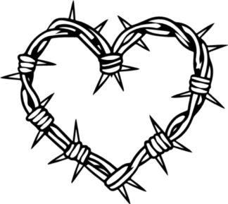 sticker autocollant Coeur love 8 X7BCS