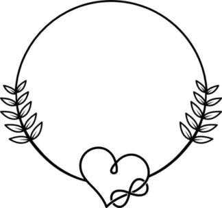 sticker autocollant Coeur love 6 PXBT2