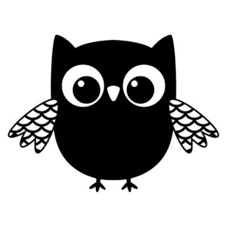 sticker autocollant Hibou chouette animaux oiseau 3 2QG7Y
