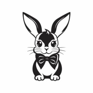sticker autocollant lapin animaux 2 9O027