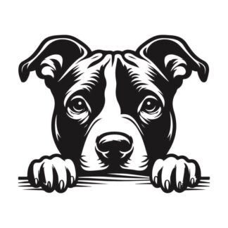 sticker autocollant Chien animaux 3 QWQUE