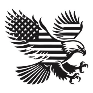 sticker autocollant aigle oiseau animaux américain 5 JHXEJ