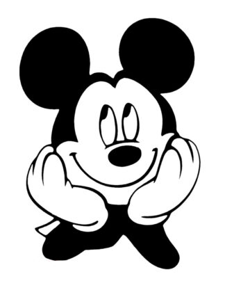 sticker autocollant Mickey Disney héro 10 JQQEV