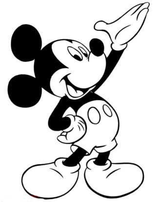 sticker autocollant Mickey Disney héro 1 K8H89