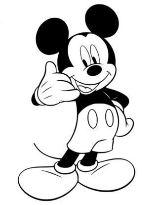 sticker autocollant Mickey Disney héro 6 OVPVW