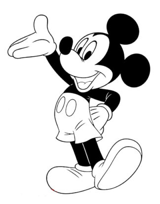 sticker autocollant Mickey Disney héro 1 XTDRR