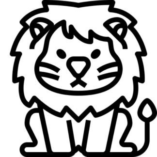 sticker autocollant Lion animaux 7 LHCG8