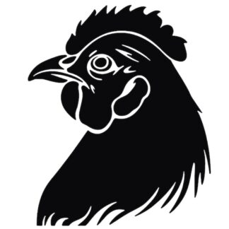 sticker autocollant Poule animaux 1 O1U23