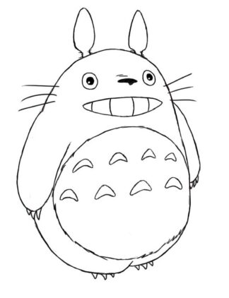 sticker autocollant Totoro manga héro 3 XW82L